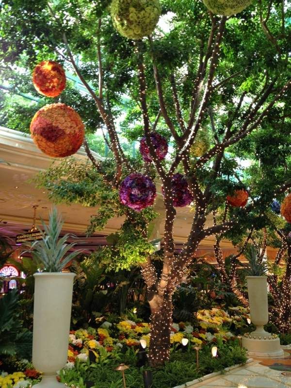 Le jardin de fleurs de l'hôtel Wynn Encore - Las Vegas