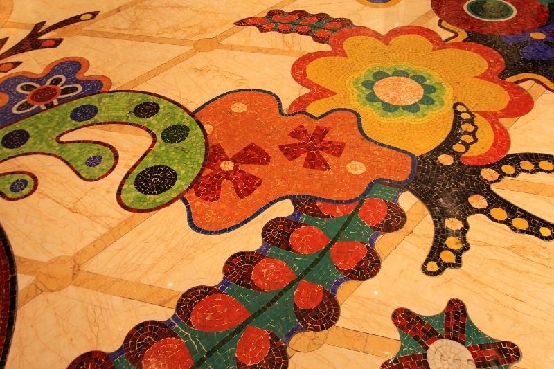 Le jardin de fleurs de l'hôtel Wynn Encore - Las Vegas