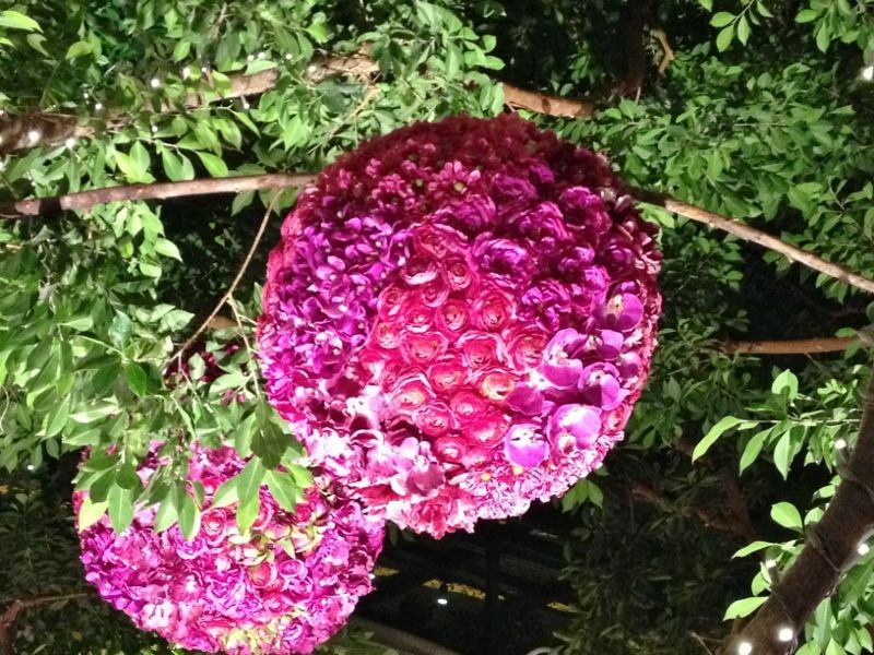 Le jardin de fleurs de l'hôtel Wynn Encore - Las Vegas