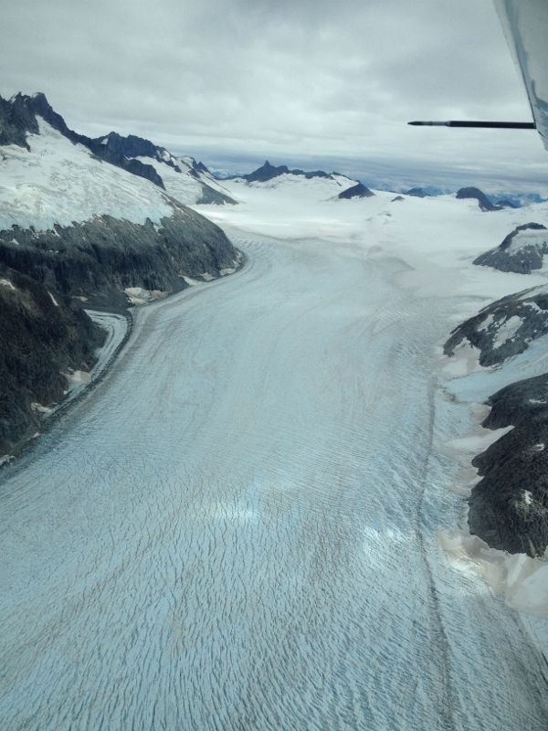 VOL au dessus des glaciers d'ALASKA - Juneau