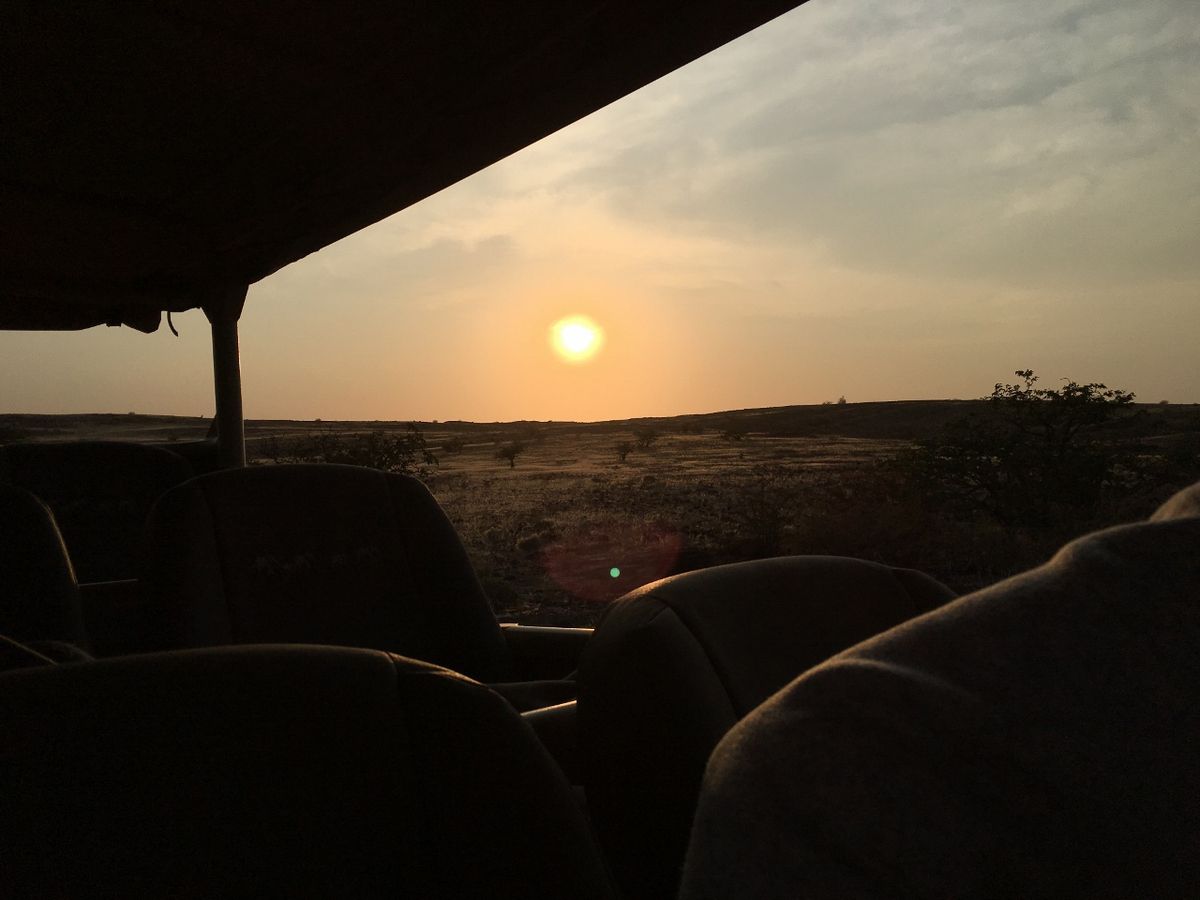 Couchers de soleil Damaraland Namibie