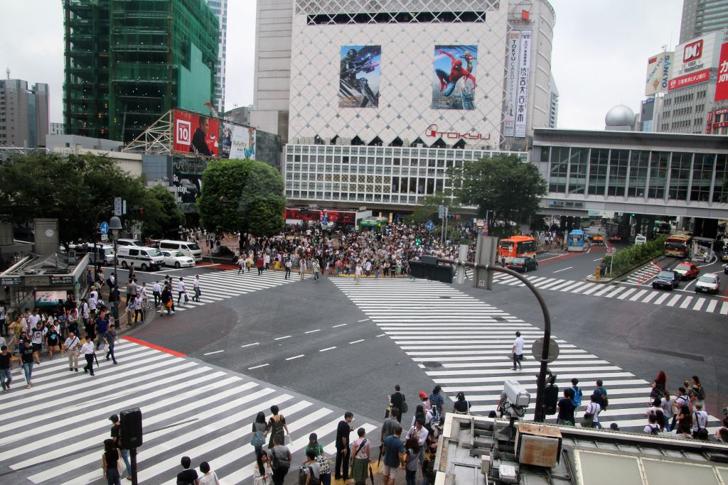 TOKYO Shibuya crossing l'insolite carrefour JAPON
