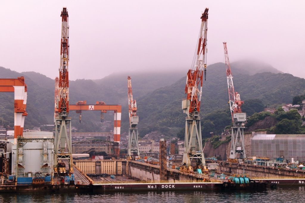 Nagasaki port Japon