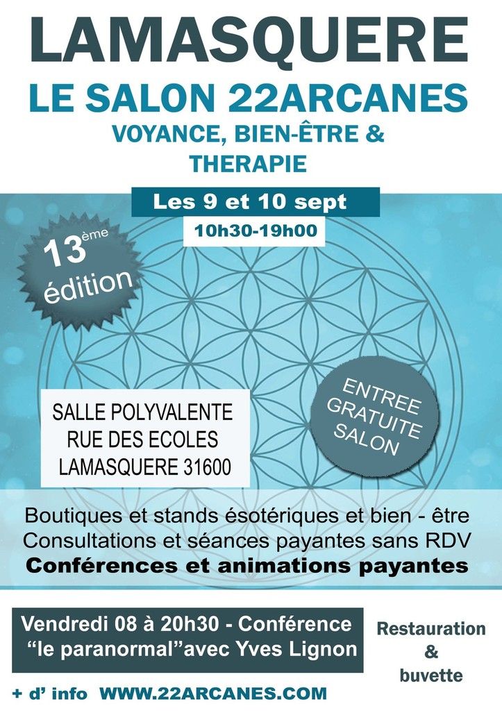 Le13é salon bien -être, voyance et thérapies Haute Garonne