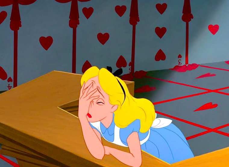 Alice, Alice aux pays des merveilles, disney, palmface
