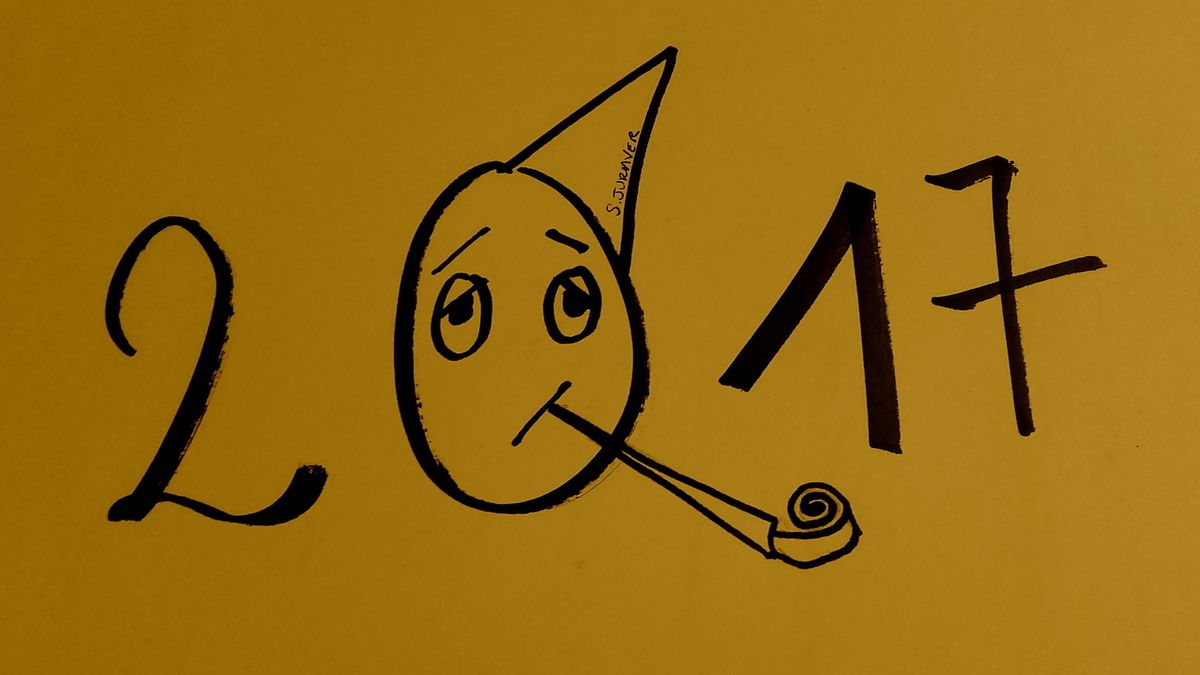 bonne année, new year, 2017, voeux, résolutions, resolutions, humour, illustration