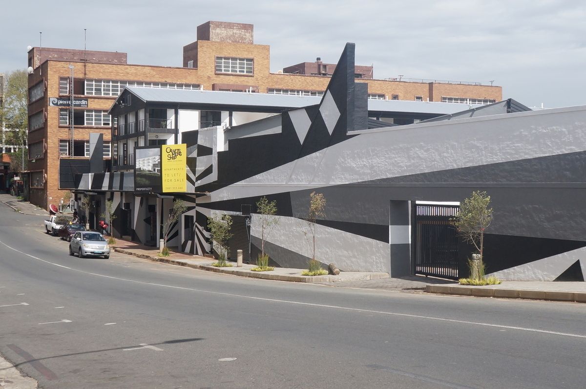 Maboneng: una via deserta...