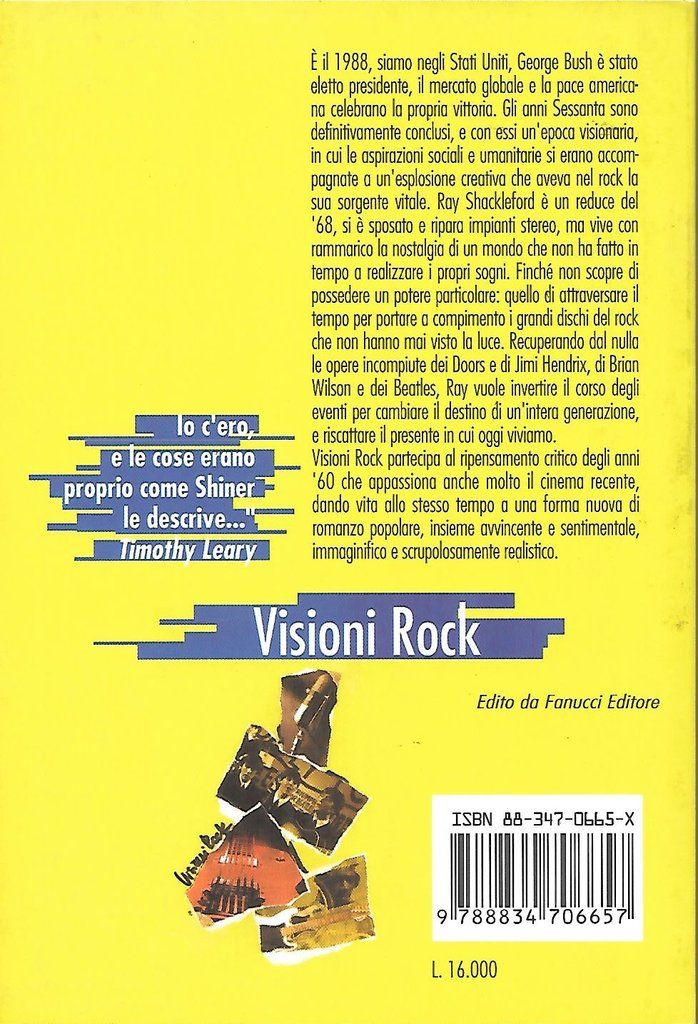 Lewis Shiner, Visioni Rock, Fanucci, 1999, quarta di copertina