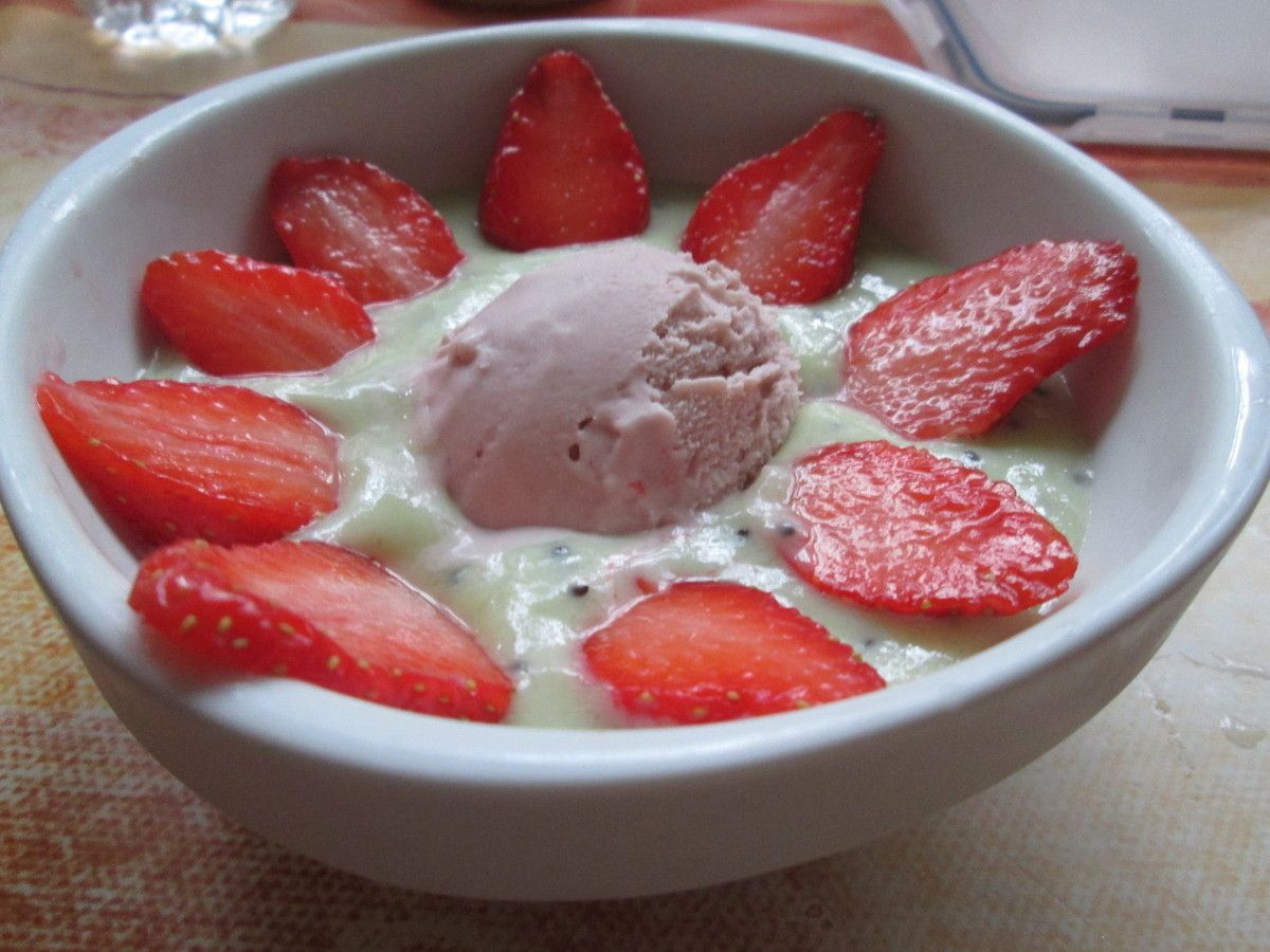 fraises et kiwis