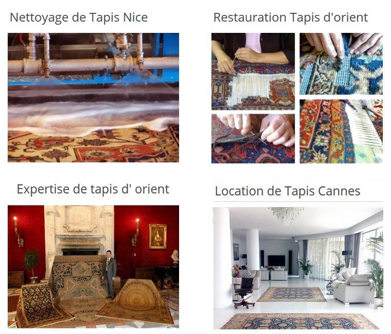 Nettoyage réparation de tapis Cannes Opio Mougins