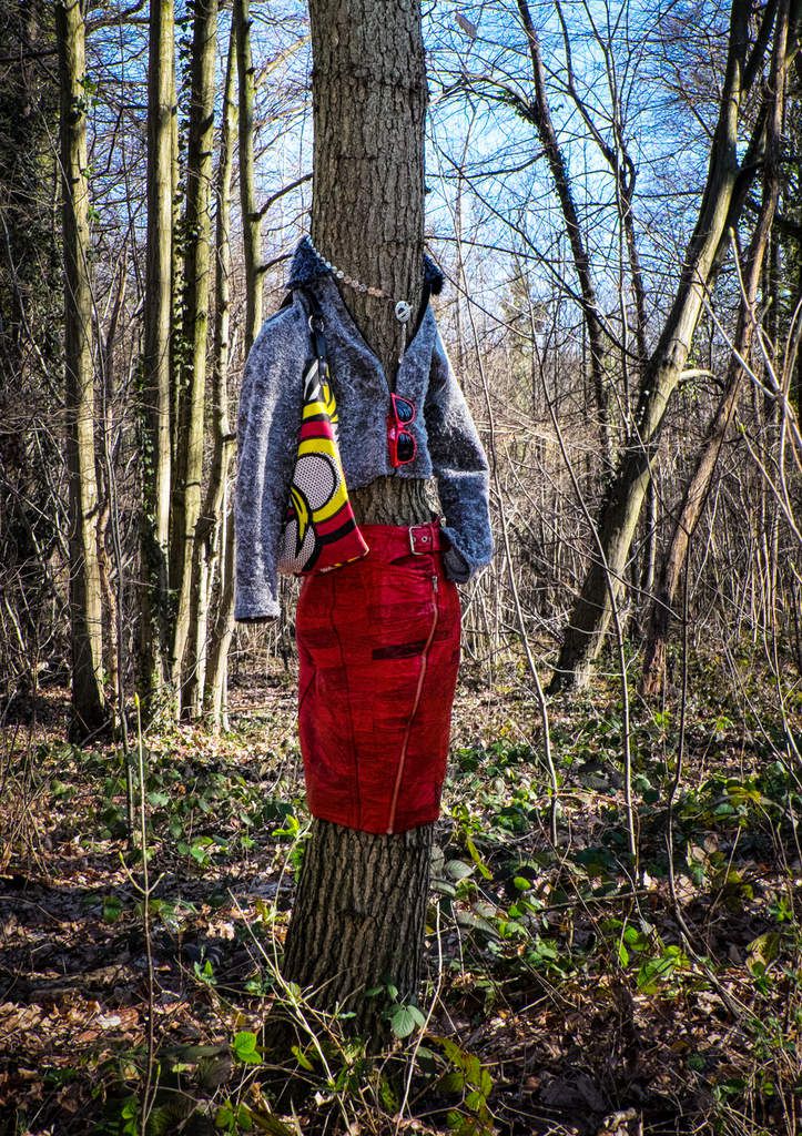 ACUTI L'Artiste qui habille les Arbres / The Artiste who dresses the Trees Arbre habillé Arbres habillés - écologie - protection de la nature