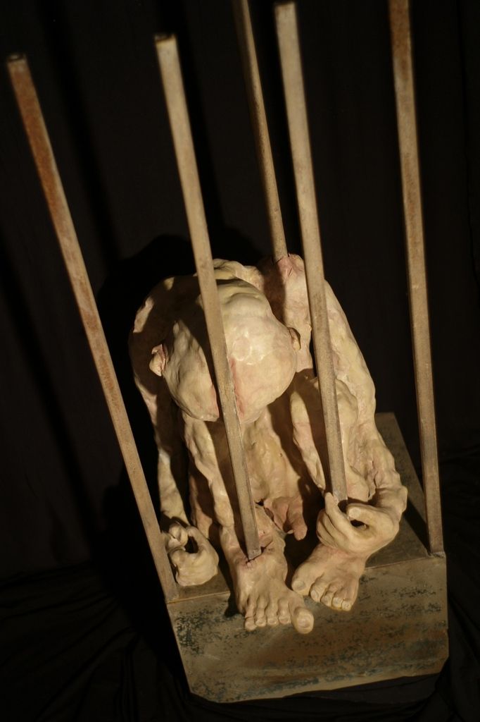 ACUTI Sculpture - Incarcéré - Prison - Incarcération