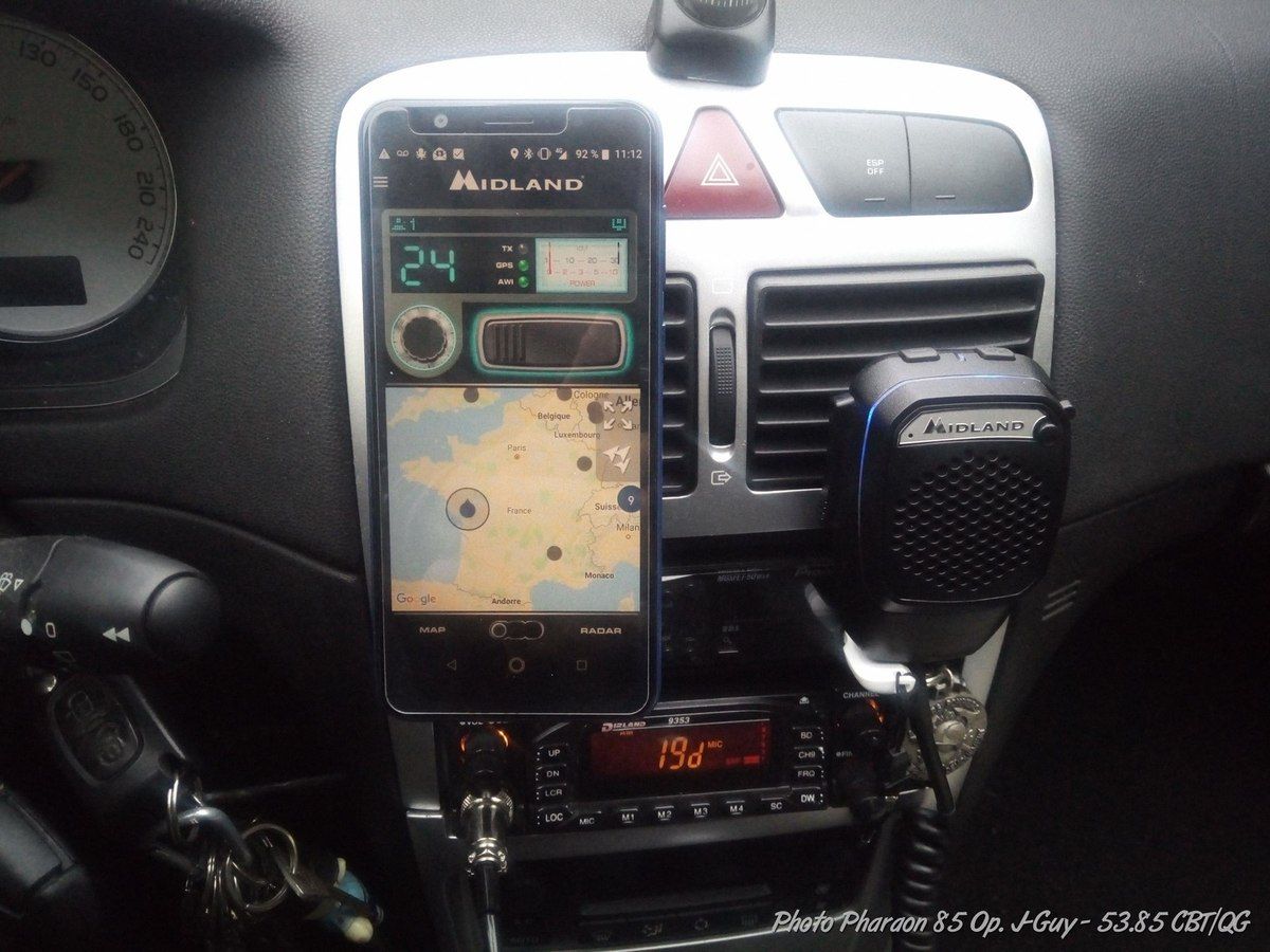 Midland DUAL MIKE, micro bluetooth 4 fonction pour CB et CBTALK Test