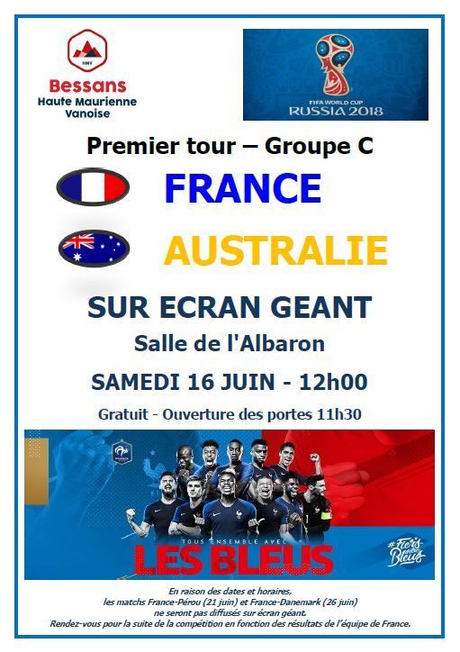Bessans : la Coupe du Monde sur écran géant !