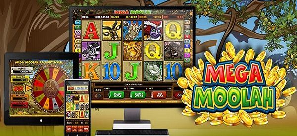 machine à sous mobile Mega Moolah logiciel Microgaming