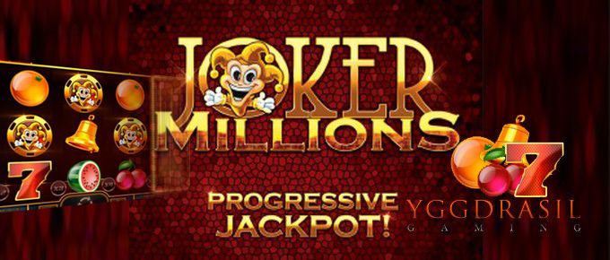 machine à sous mobile jackpot progressif Joker Millions développeur Yggdrasil