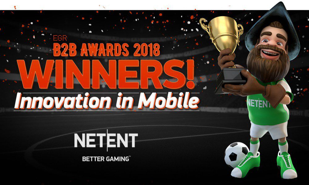 NetEnt innovation mobile EGR B2b Awards 2018