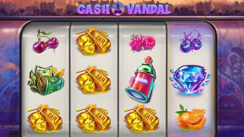 machine à sous Cash Vandal 4 rouleaux développeur Play'n Go