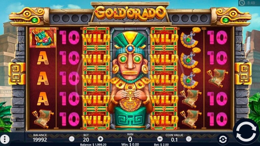 machine à sous mobile Gold'Orado totem