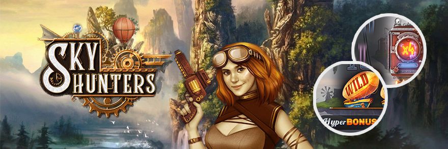 machine à sous mobile pour smartphones et tablettes Sky Hunters développeur Kalamba Games