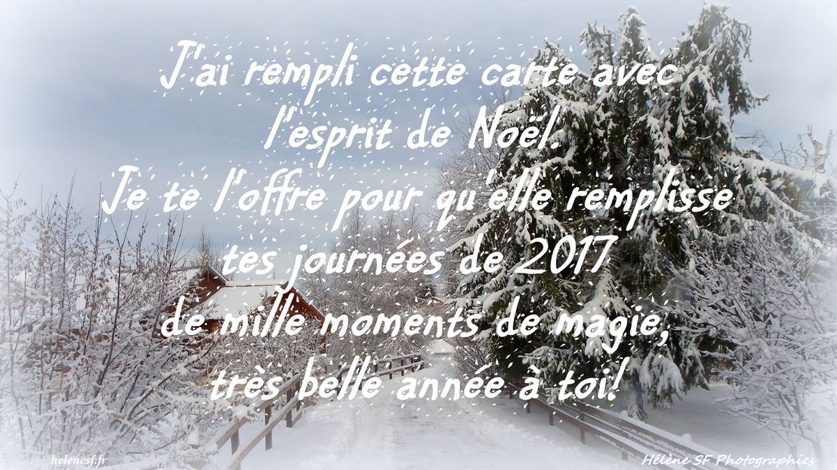 Carte je te souhaite une très bonne année !