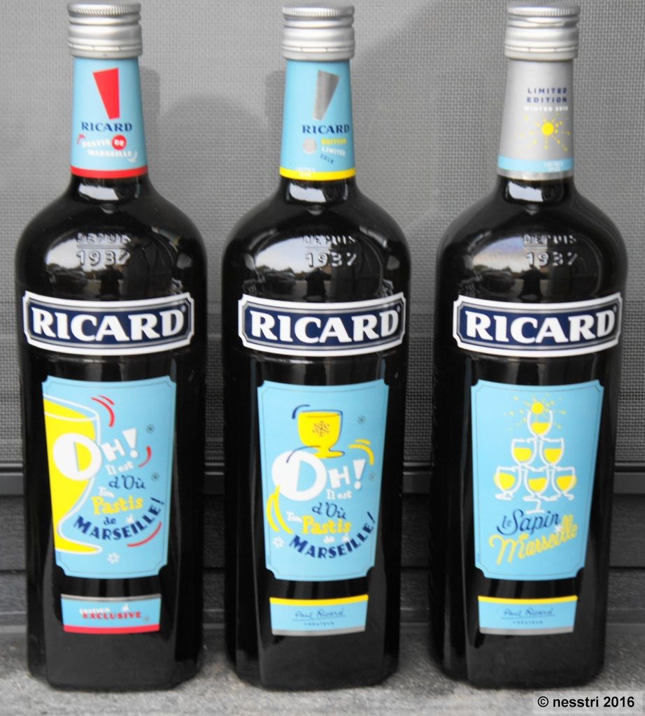 RICARD les 3 bouteilles d