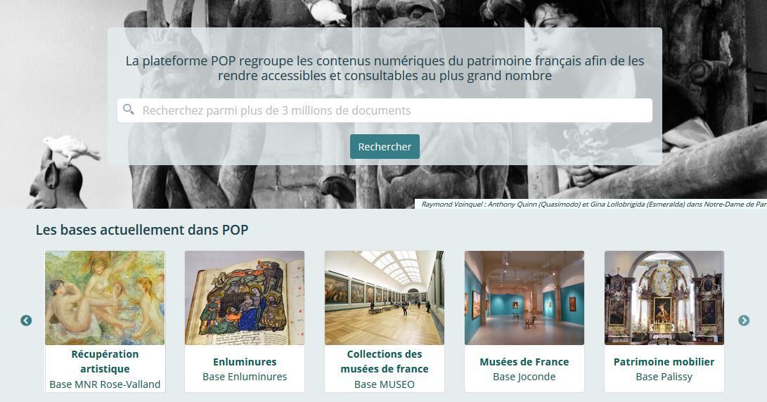 Lancement ministériel de POP, plate-forme ouverte du patrimoine - Blog  Joconde : musées, collections, numérique, documentation