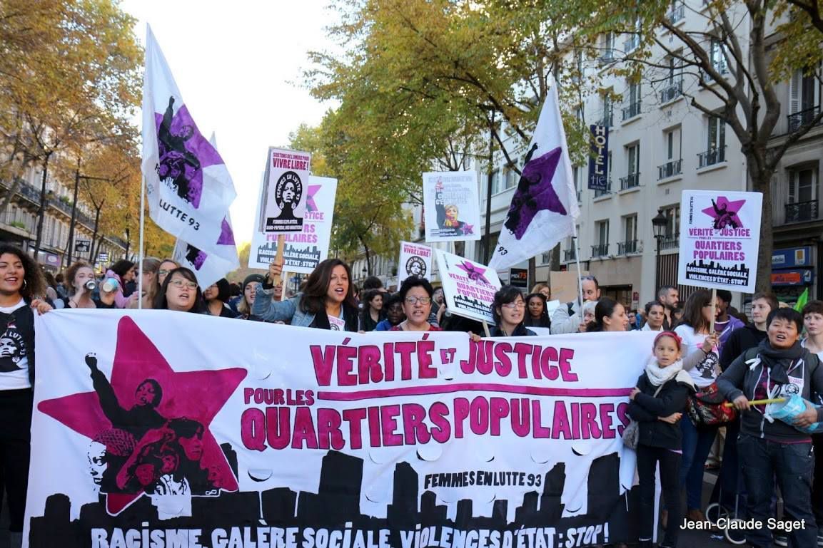 Femmes en lutte à la marche de la dignité et contre le racisme  : Khlass !