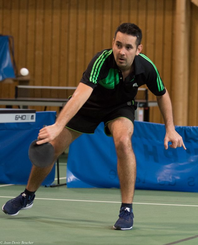 Cédrick encore parfait en simple - photo JD Beucher