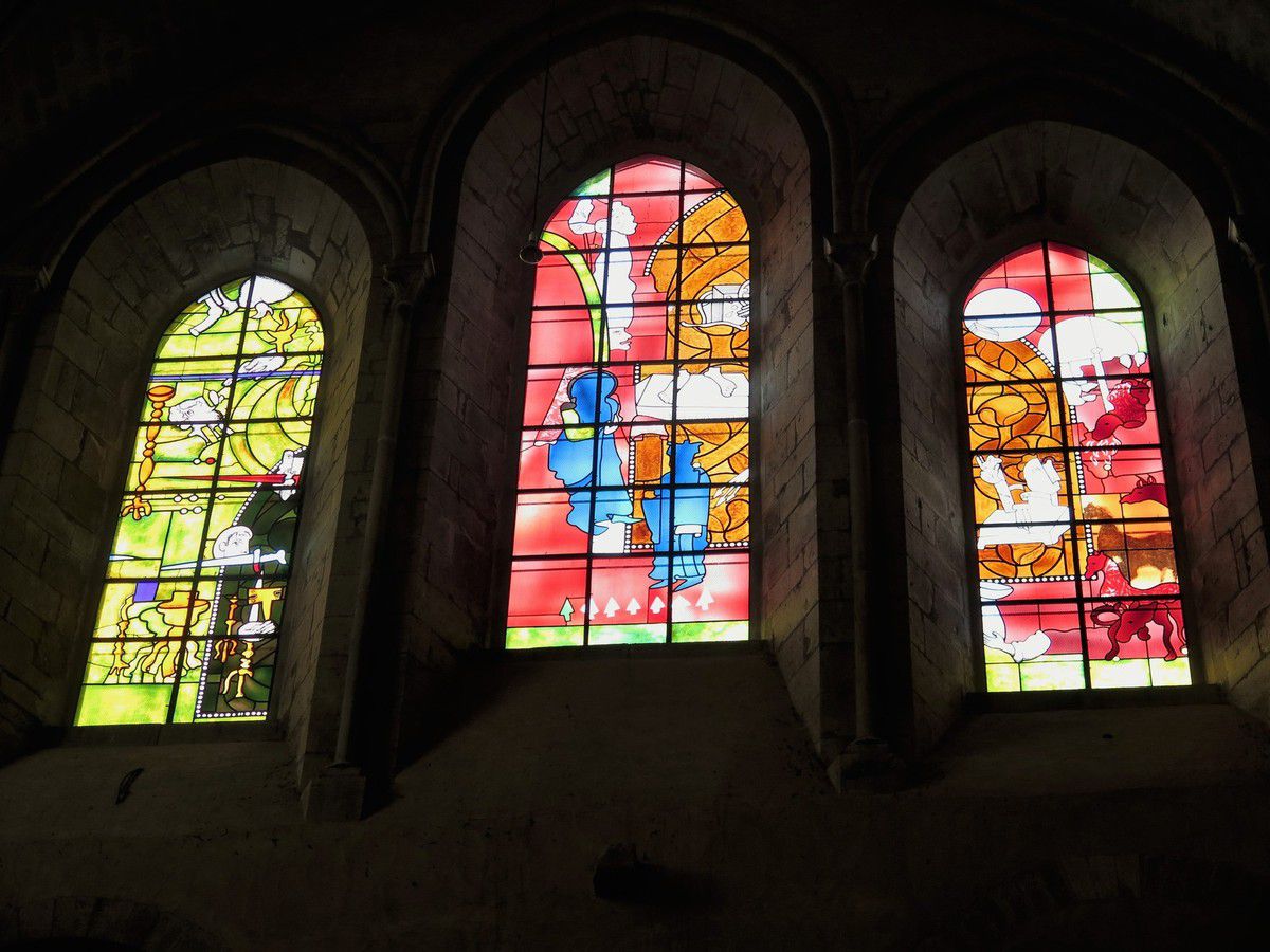 Les vitraux de Saint Cyr et Sainte Julitte