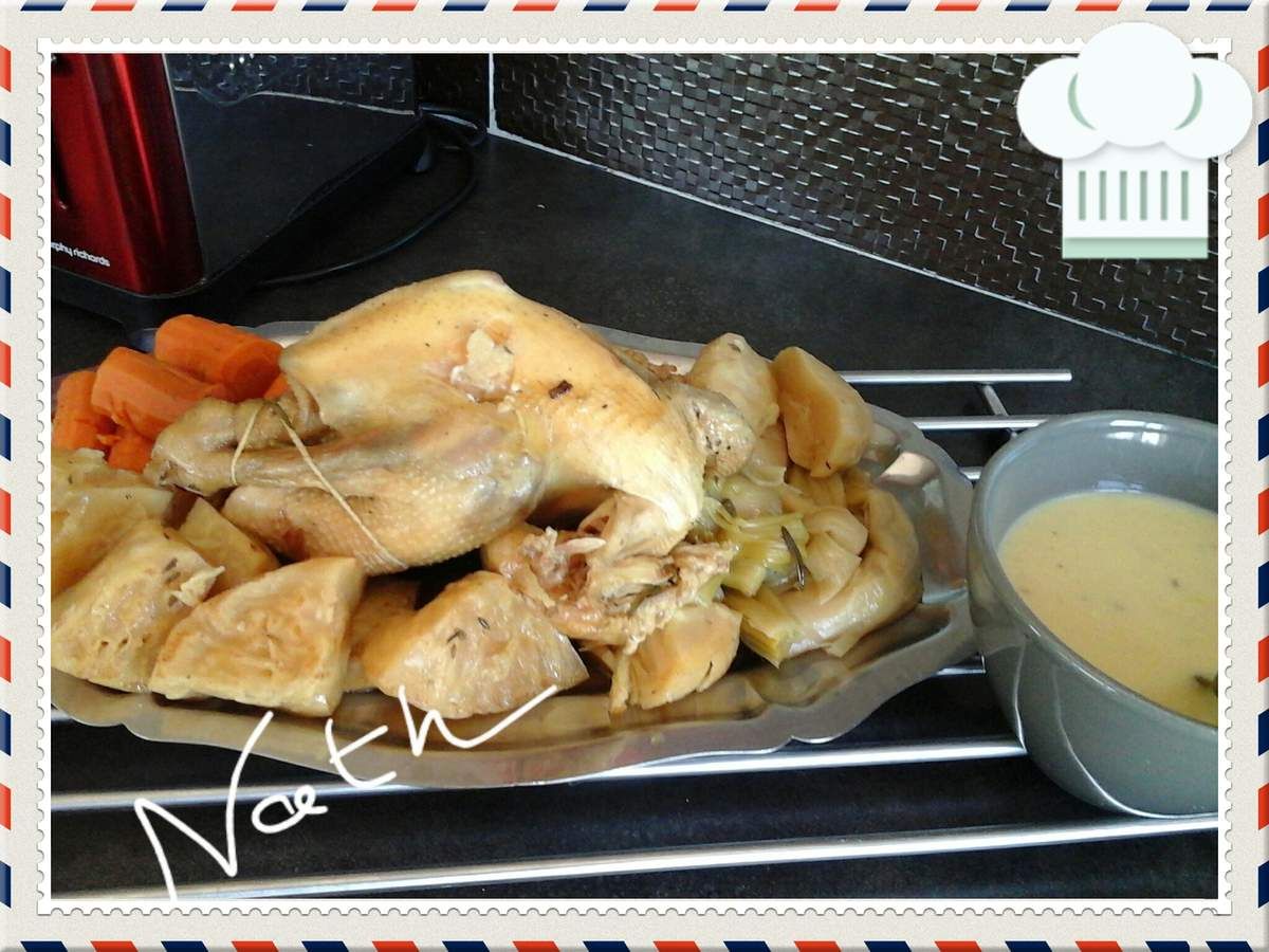 Poule sauce suprême Délice et Saveur de Nath