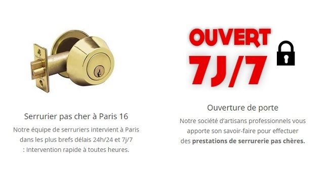 serrurier paris