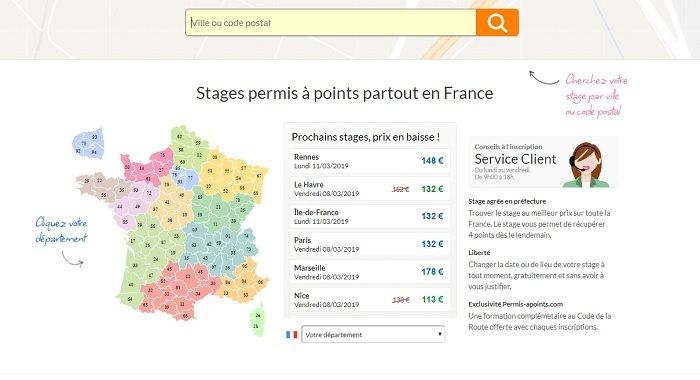 centre récupération points
