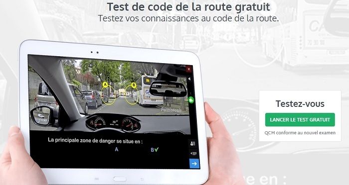 code de la route gratuit en ligne