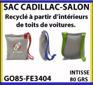 Sacs salon Cadillac en matiere recyclee issue de l industrie automobile GO85 FE3404