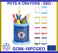 Pot a crayons geo GO56-18PCGEO