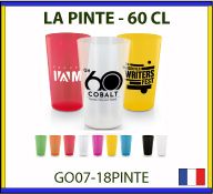 Pinte de 60 cl publicitaire en polypropylène - GO07-18PINTE