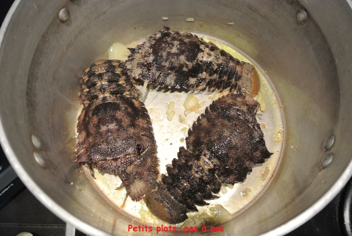 Recette Cigale De Mer Sauce Armoricaine Cigale de mer sauce tomate - Petits plats, pas à pas