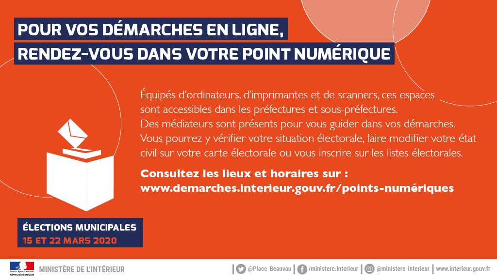 ÉLECTIONS - Les Démarches