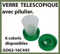 Vig verre de voyage telescopique GOVA