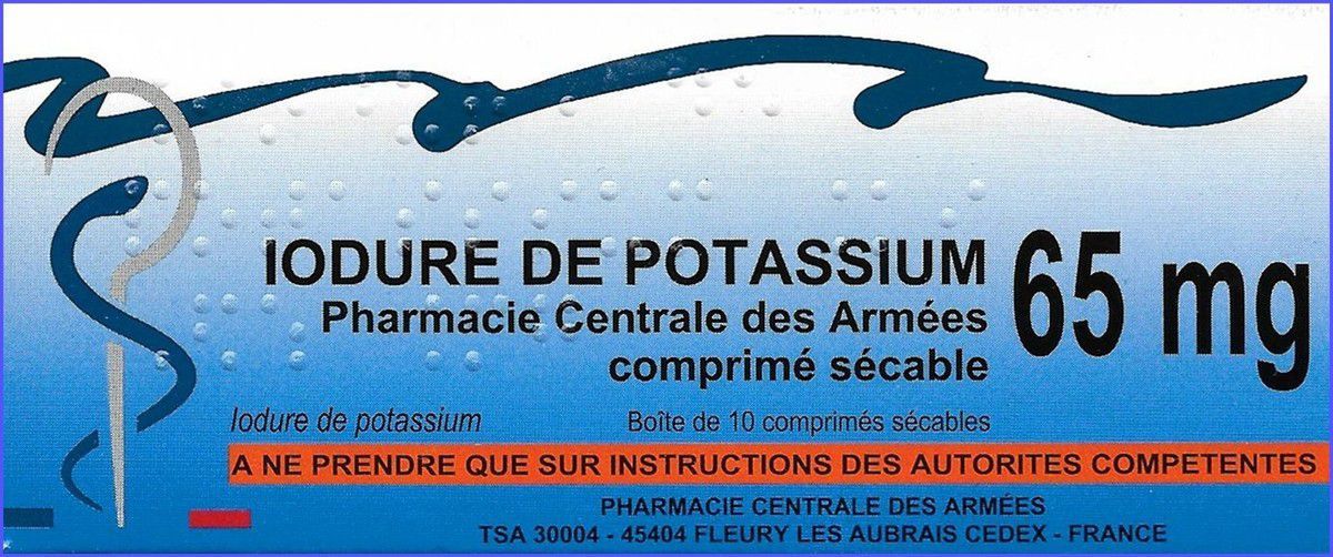 Avez-vous des comprimés d'iode chez vous ?