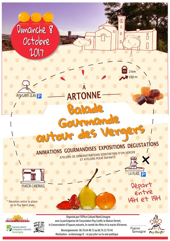 Balade Gourmande à Artonne le 8 octobre 2017