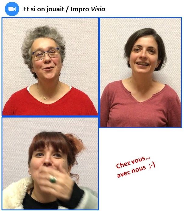 improvisation cours impro à distance enseignement Et si on jouait Florence Durand