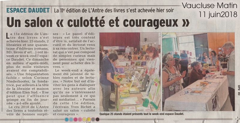 L'antre des livres 2018 a refermé ses portes…