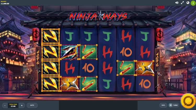 machine à sous Ninja Ways de Red Tiger Gaming