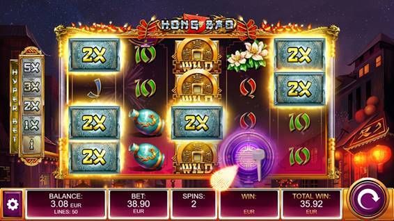 machine à sous en ligne Hiong Bao jeu bonus