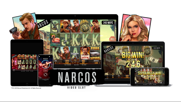 machine à sous en ligne Narcos développeur NetEnt