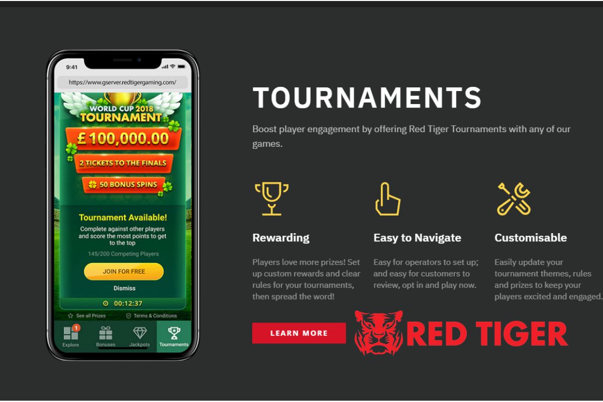 outil de jeu Tournaments du développeur Red Tiger Gaming
