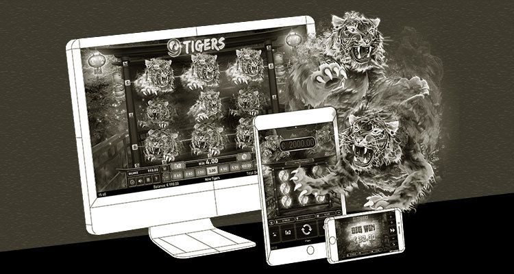 machine à sous en ligne 9 Tigers développeur Wazdan