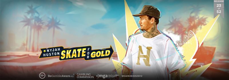 machine à sous en ligne Nyjah Huston - Skate for Gold développeur Play'n Go